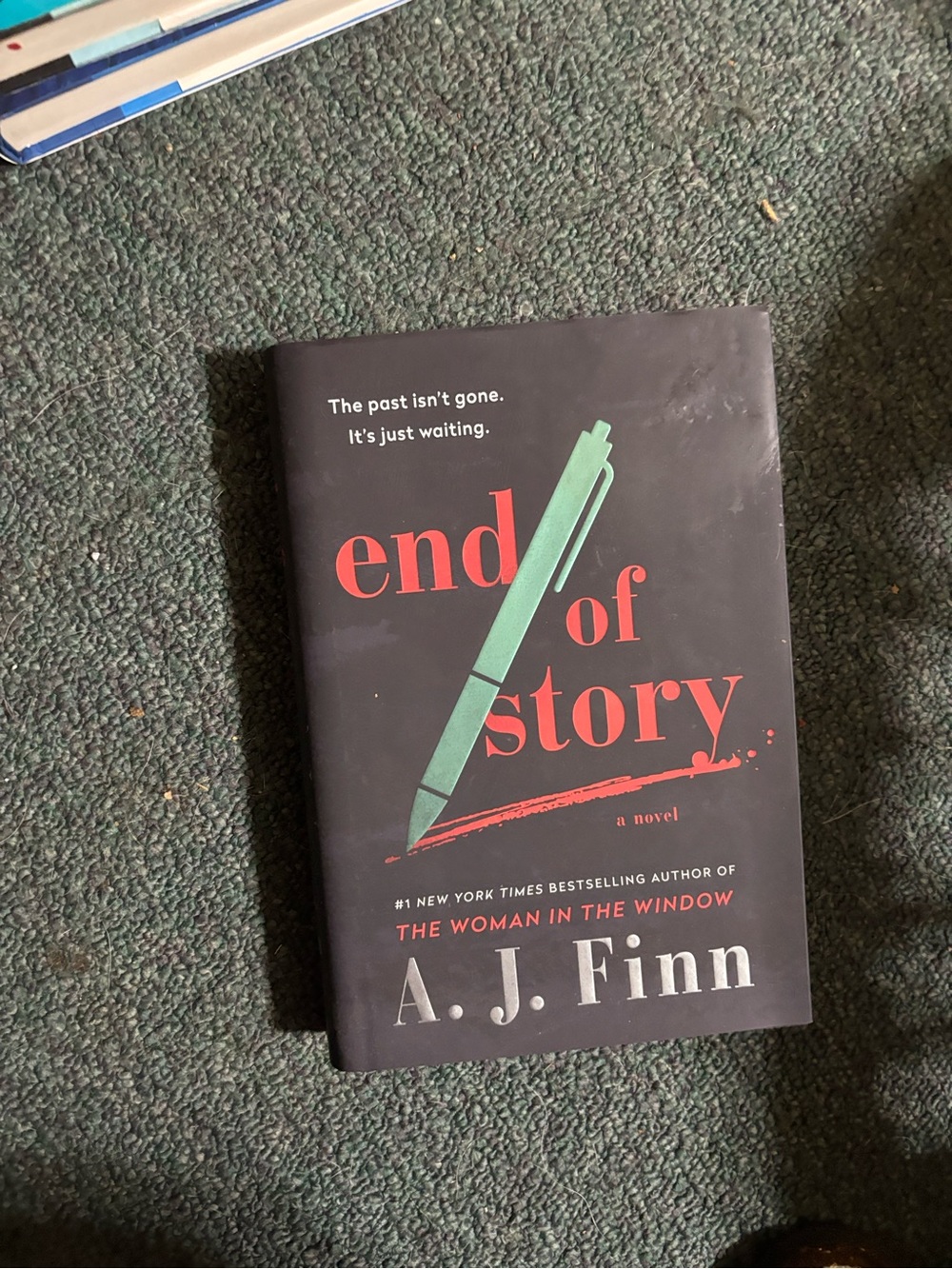 End of Story Hardcover Book - Black & Green